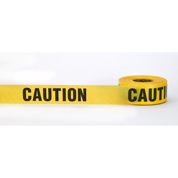 Barricade Tape, Do Not Enter, Yellow, Polyethylene